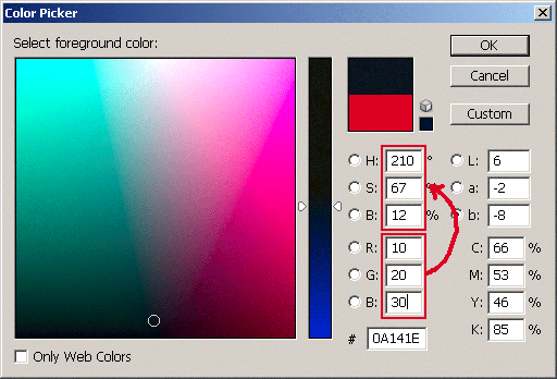 rgb2hsv